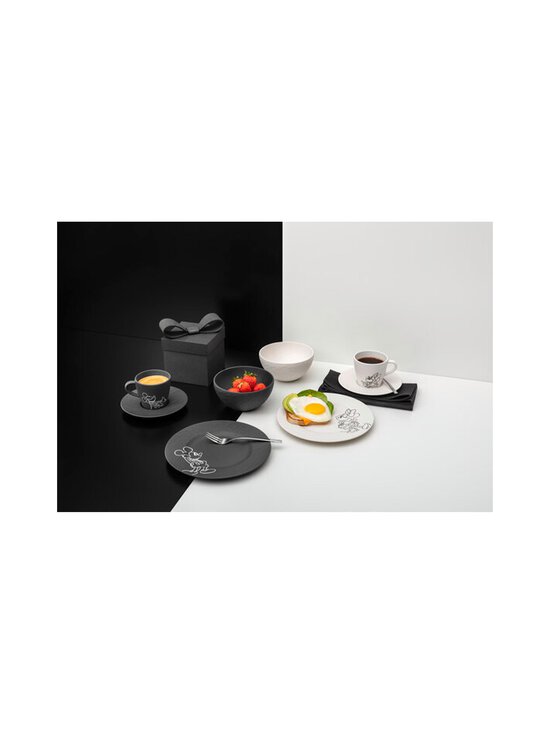 Villeroy & Boch - Manufacture Rock Mickey Breakfast -astiasto 8-osainen - BLACK | Stockmann - photo 3