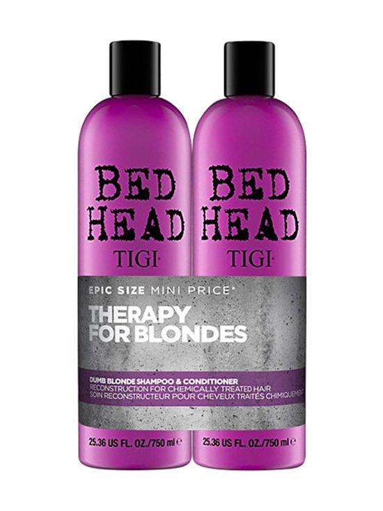 Bed Head Dumb Blonde Tweens -shampoo ja hoitoaine 2 x 750 ml