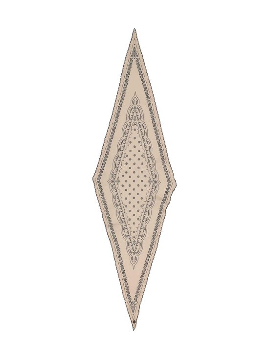 Fraas - Paisley Diamond -puuvillahuivi 36 x 132 cm - 016 BEIGE | Stockmann - photo 3