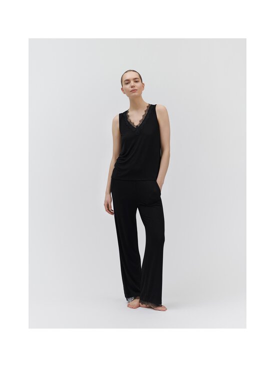 Rosemunde - RWBillie Lace V-Neck -aluspaita - 010 BLACK | Stockmann - photo 2