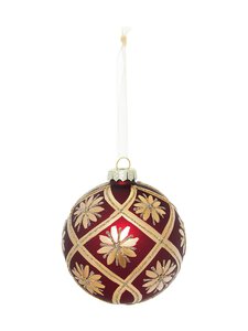 Villa Stockmann - Gold Pattern -joulukoriste - RED | Stockmann