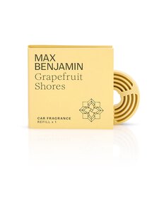Max Benjamin - Grapefruit Shores automašīnu aromāts uzpildāms iepakojums - YELLOW | Stockmann