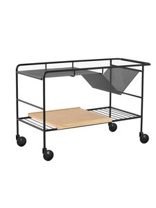 &Tradition - Alima NDS1 -tarjoiluvaunu musta/tammi - BEIGE | Stockmann