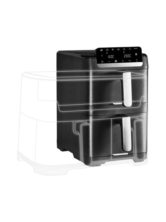 Obh Nordica - Crispy Stack Air Fryer -ilmafriteerauskeitin 10 l - BLACK | Stockmann - photo 7