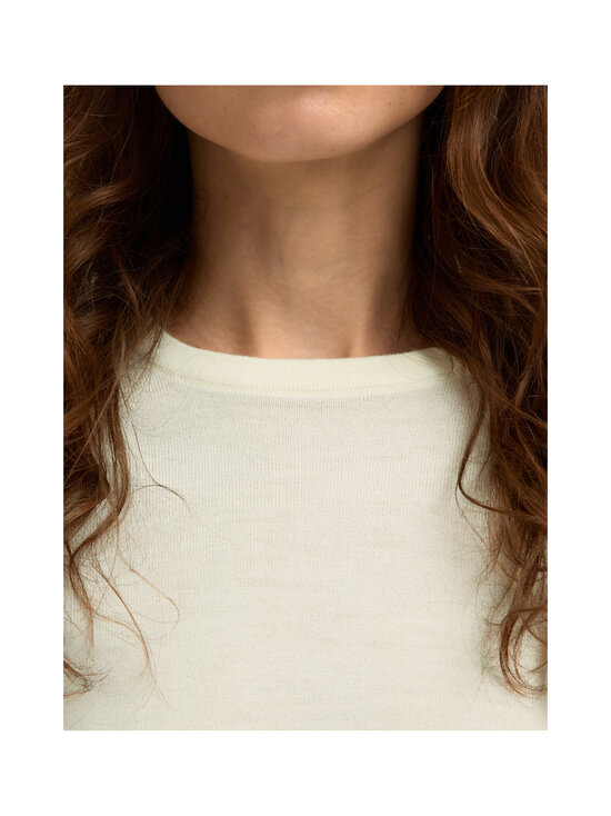 Selected - SlfThea O-neck -merinovillaneule - EGRET | Stockmann - photo 5