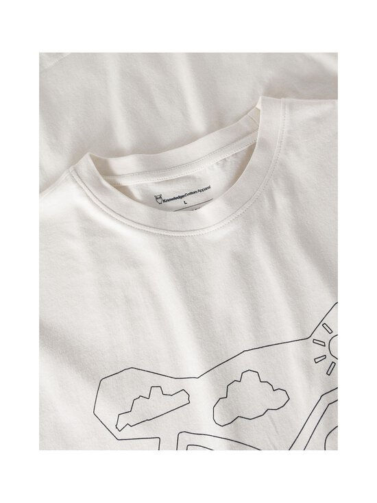 Knowledge Cotton Apparel - Organic Cotton Owl t-paita - 1387 EGRET | Stockmann - photo 3