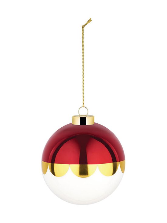 Alessi - Delight Christmas 7 Ziemassvētku eglītes rotājums - WHITE/RED/GOLD | Stockmann - photo 1