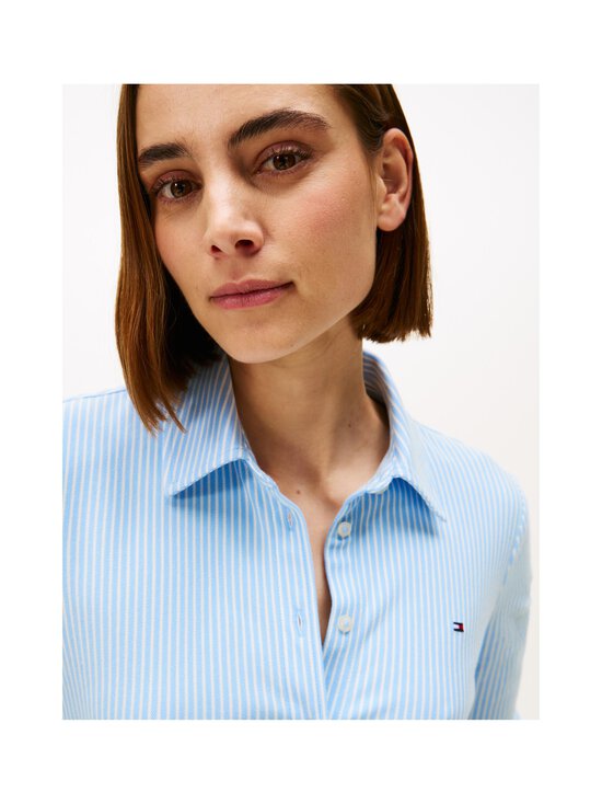 Tommy Hilfiger - Slim Fit Pique kreklblūze - 0X6 ITHACA STP/ VESSEL BLUE - photo 5 Tommy Hilfiger - Slim Fit Pique kreklblūze - 0X6 ITHACA STP/ VESSEL BLUE | Stockmann - photo 5