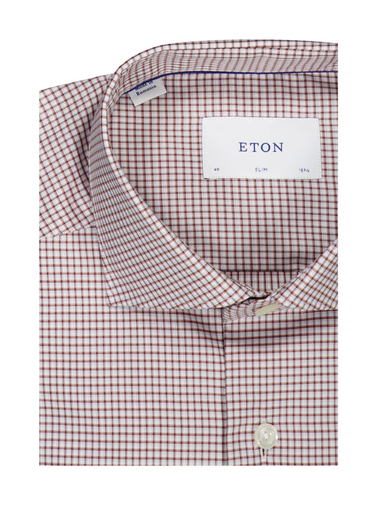 Eton - Check Twill Slim -kauluspaita - ORANGE | Stockmann - photo 2