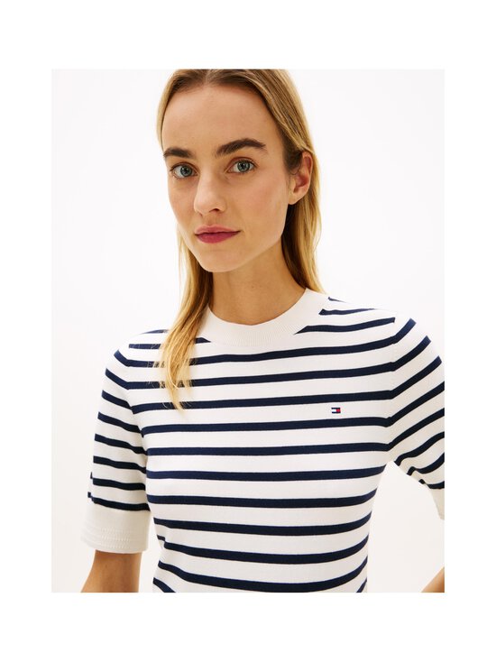 Tommy Hilfiger - Jersey Fine krekls - 04S IVORY PETAL/DARK N NAVY STP | Stockmann - photo 4