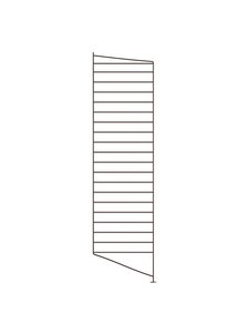 String Furniture - String-lattiasivupaneeli tummanruskea 115 x 30 cm - BROWN | Stockmann