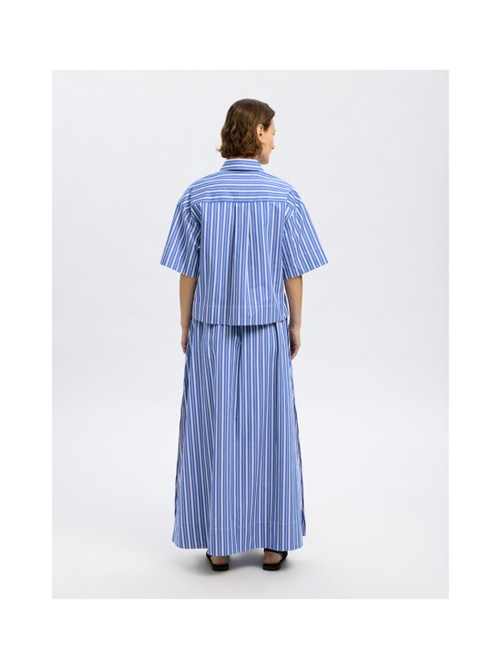 Selected - SlfFia kreklblūze - DAZZLING BLUE STRIPES:BRIGHT WHITE | Stockmann - photo 5