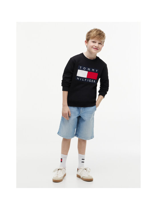 Tommy Hilfiger - Heritage Flag -collegepaita - BDS BLACK | Stockmann - photo 2