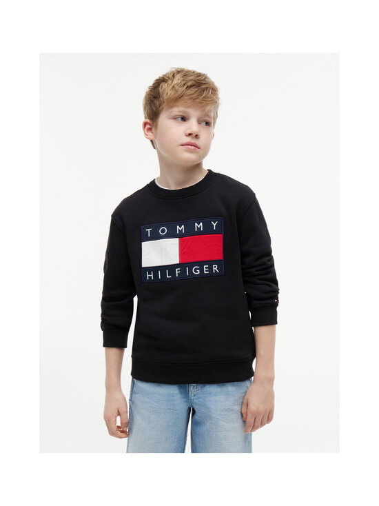 Tommy Hilfiger - Heritage Flag -collegepaita - BDS BLACK | Stockmann - photo 3