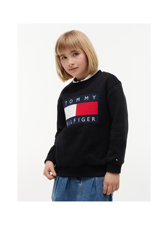 Tommy Hilfiger - Heritage Flag -collegepaita - BDS BLACK | Stockmann - photo 4
