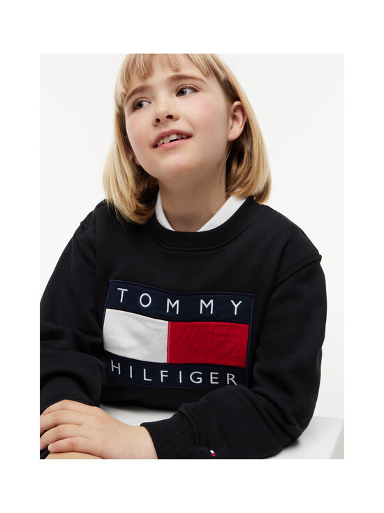 Tommy Hilfiger - Heritage Flag -collegepaita - BDS BLACK | Stockmann - photo 5