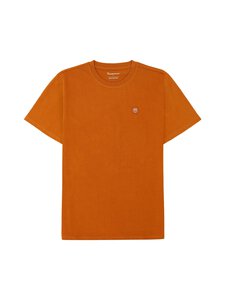 Knowledge Cotton Apparel - Loke Badge t-paita - 1485 PUMPKIN SPICE Knowledge Cotton Apparel - Loke Badge t-paita - 1485 PUMPKIN SPICE | Stockmann