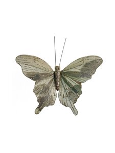 Shishi - Feather Butterfly -joulukoriste - GREEN-GOLD | Stockmann