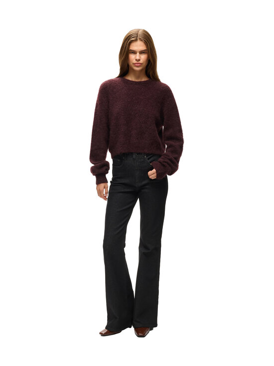 Gestuz - GZdebbie short -neulepusero - 220 PLUM MELANGE | Stockmann - photo 1