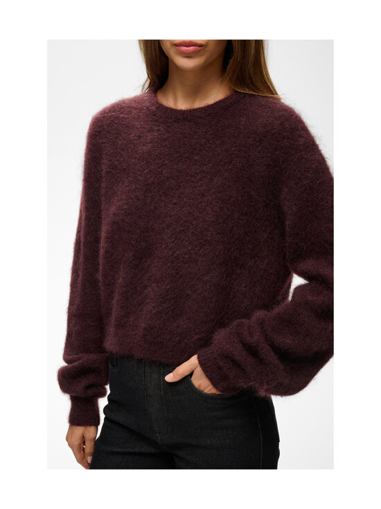 Gestuz - GZdebbie short -neulepusero - 220 PLUM MELANGE | Stockmann - photo 4