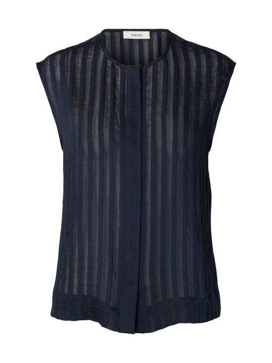 Selected - SlfToran Regular svītraina kreklblūze - DARK SAPPHIRE STRIPES:STRIPES | Stockmann - photo 1