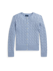 Polo Ralph Lauren - Palmikkoes kardigan - CHAMBRAY BLUE W/ METALLIC | Stockmann