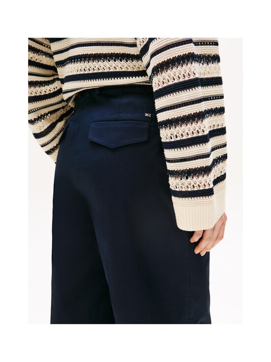 Tommy Hilfiger - Cotton Wide Ankle Chino bikses - C1G DARK NIGHT NAVY | Stockmann - photo 4