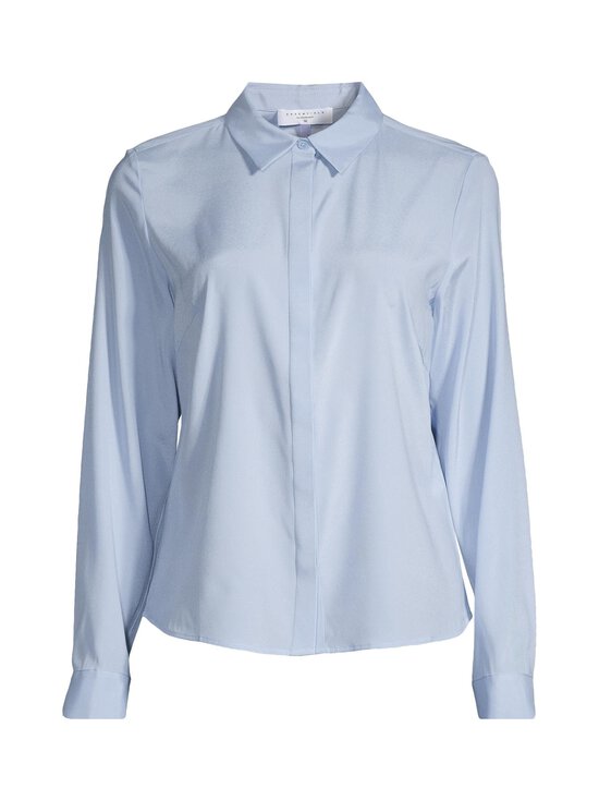 ESSENTIALS by Stockmann - Juliette zīda kreklblūze - LT.BLUE | Stockmann - photo 1