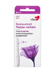 RFSU - Testaa varhain -raskaustesti | Stockmann