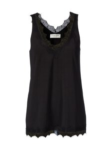 Rosemunde - RWBillie Lace V-Neck -aluspaita - 010 BLACK | Stockmann