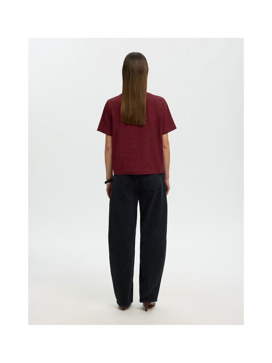 Selected - SlfEssential Boxy t-paita - TAWNY PORT | Stockmann - photo 3