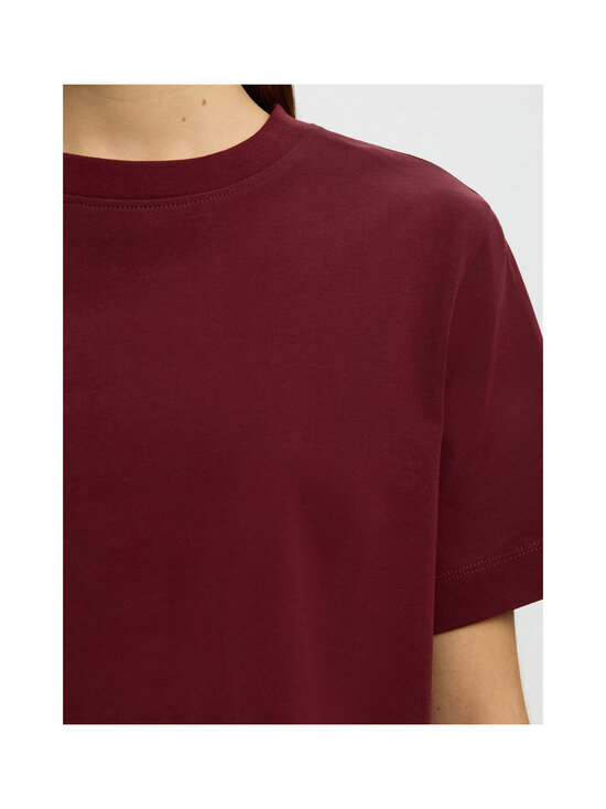 Selected - SlfEssential Boxy t-paita - TAWNY PORT | Stockmann - photo 5