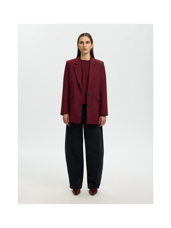 Selected - SlfEssential Boxy t-paita - TAWNY PORT | Stockmann - photo 6
