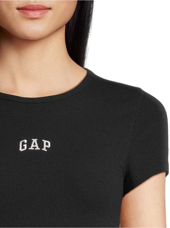 GAP - French Mod Logo t-paita - BLACK | Stockmann - photo 4