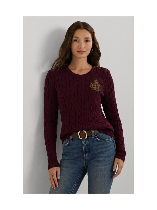 Lauren Ralph Lauren - Montiva-palmikkoneule - PINOT NOIR - photo 6 Lauren Ralph Lauren - Montiva-palmikkoneule - PINOT NOIR | Stockmann - photo 6