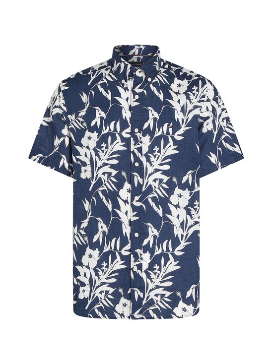 Tommy Hilfiger - Linen Tropical lina krekls - 0GZ NIGHT SKY / IVORY SILK - photo 1 Tommy Hilfiger - Linen Tropical lina krekls - 0GZ NIGHT SKY / IVORY SILK | Stockmann - photo 1