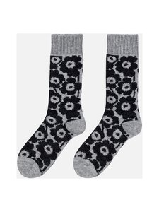 Marimekko - Oras Unikko Kioski -neulesukat - 909 GREY, BLACK | Stockmann