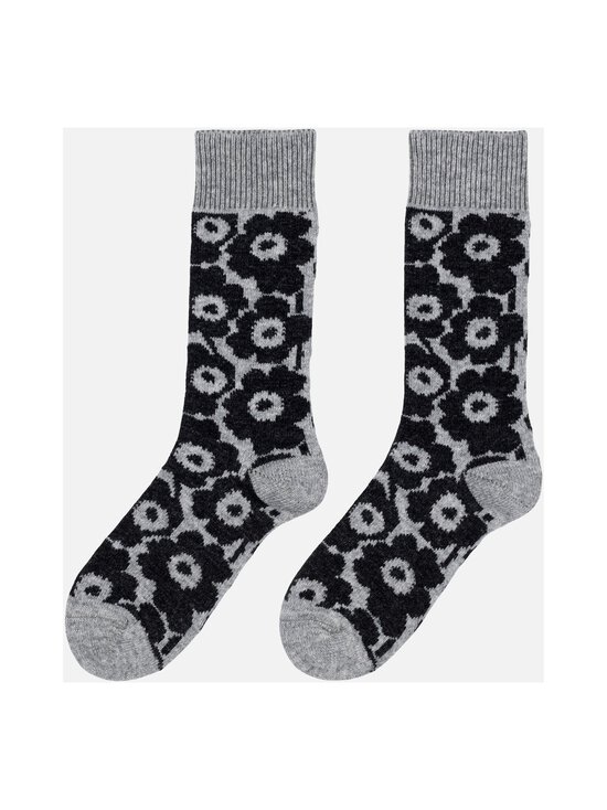 Marimekko - Oras Unikko Kioski adītas zeķes - 909 GREY, BLACK - photo 1 Marimekko - Oras Unikko Kioski adītas zeķes - 909 GREY, BLACK | Stockmann - photo 1