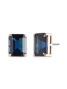 Lauren Ralph Lauren - Stone Stud -korvakorut - GLD/DK INDIGO | Stockmann