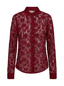 MOS MOSH - MMKether-paljettikoristeltu pitsipaita - 386 BIKING RED | Stockmann