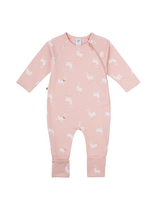 Baby Girl Overall Llama-licious -yöhaalari