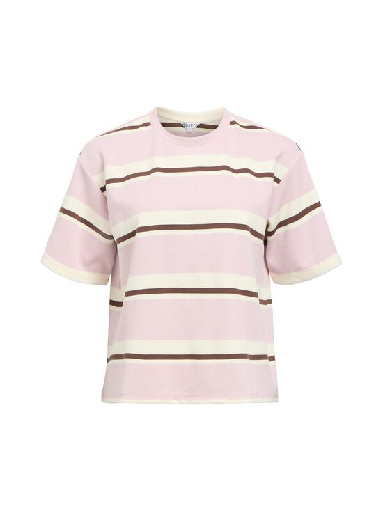 Object - T-särk ObjHazel - PALE LILAC STRIPES:CLOUD DANCER/ROSE BROWN | Stockmann - photo 1