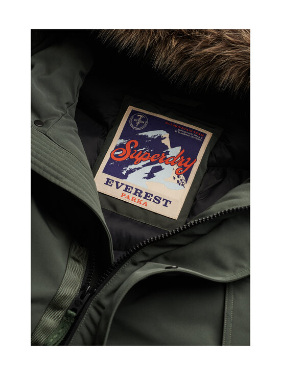 Superdry - Everest Faux Fur -parkatakki - 1XT DUFFEL BAG GREEN | Stockmann - photo 2