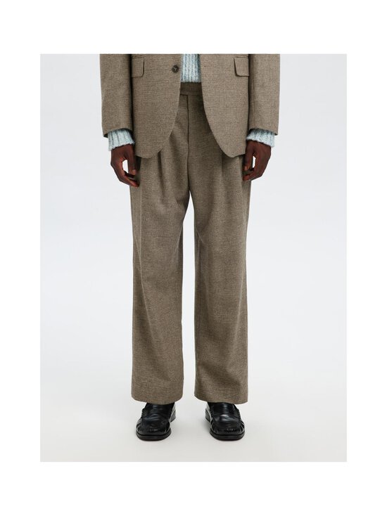 Selected - SLHRelaxed Milo Wool Blend -housut - MOREL CHECKS:HOUNDSTOOTH | Stockmann - photo 4