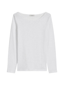Marc O'Polo - Trikoosärk Jersey Longsleeve - 0163 WHITE | Stockmann