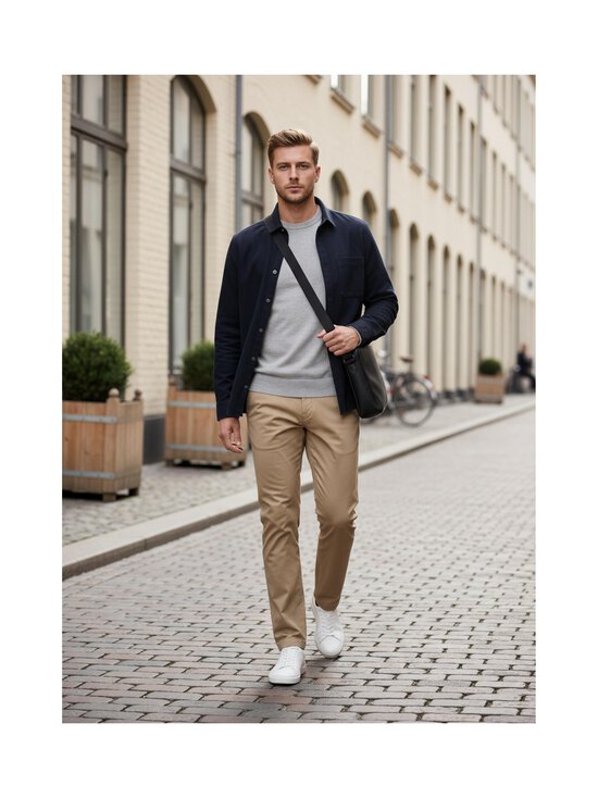 CONSTRUE - Como Cottonstretch čino bikses - COLD SAND | Stockmann - photo 6