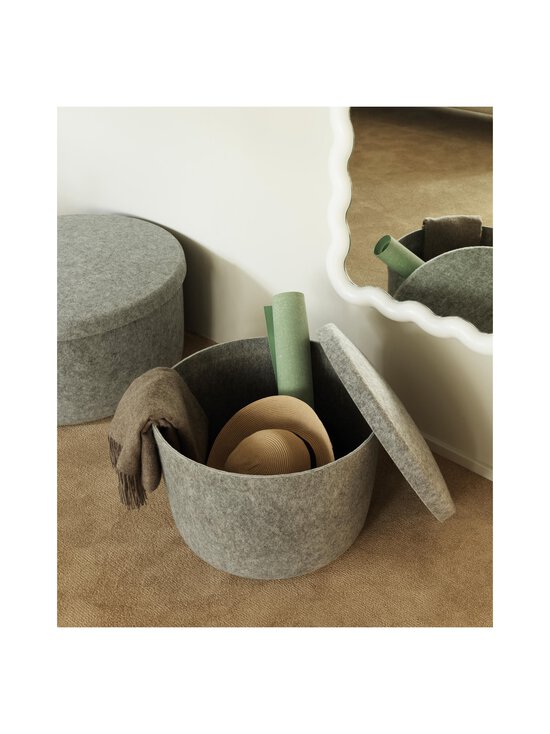 Normann Copenhagen - Hide Storage Pouf Small -säilytysjakkara Ø52,5 cm - GREY | Stockmann - photo 7
