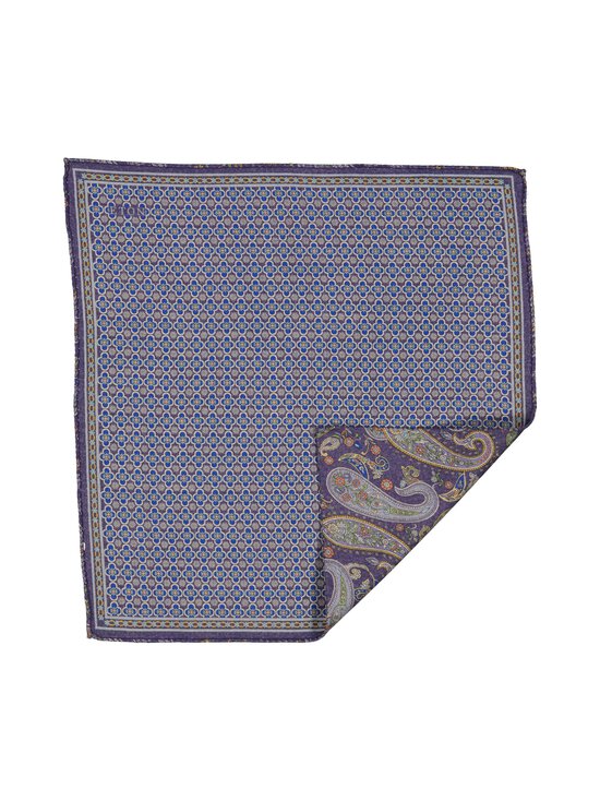 Eton - Two-Face Wool -taskuliina - 25 MID BLUE | Stockmann - photo 2