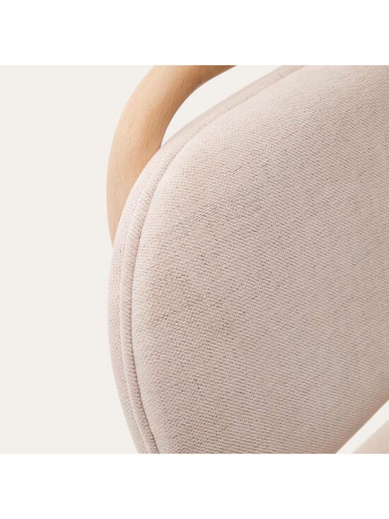 Kave Home - Helda-tuoli chenille-kangas / tammi - BEIGE | Stockmann - photo 5