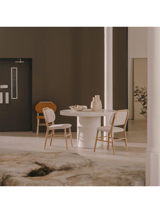 Kave Home - Helda-tuoli chenille-kangas / tammi - BEIGE | Stockmann - photo 7